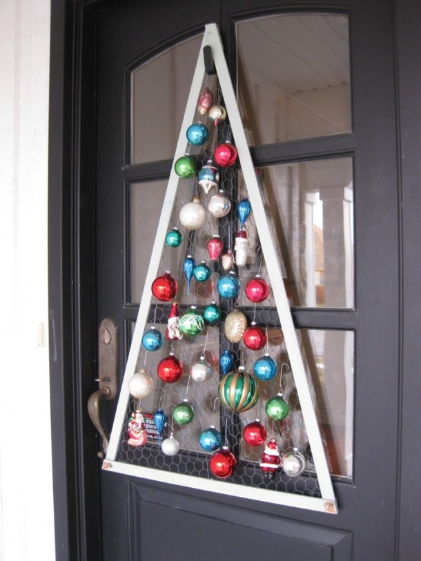 Christmas Ornament Door Hanger