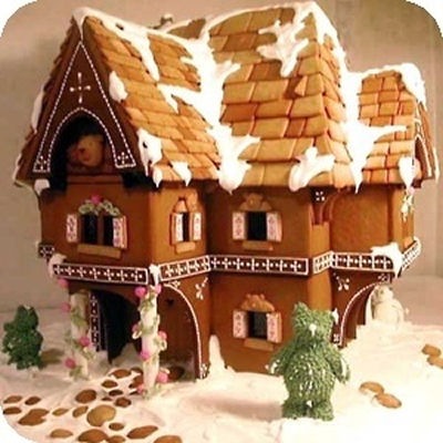 Dickens Village Style Gingerbread House