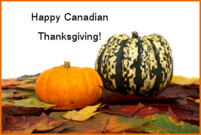 Happy Canadian Thanksgiving