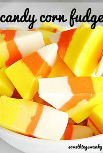 Candy Corn Fudge