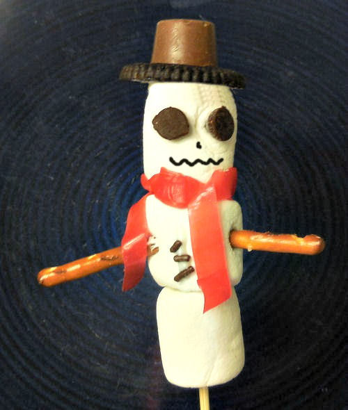 Finished snowman