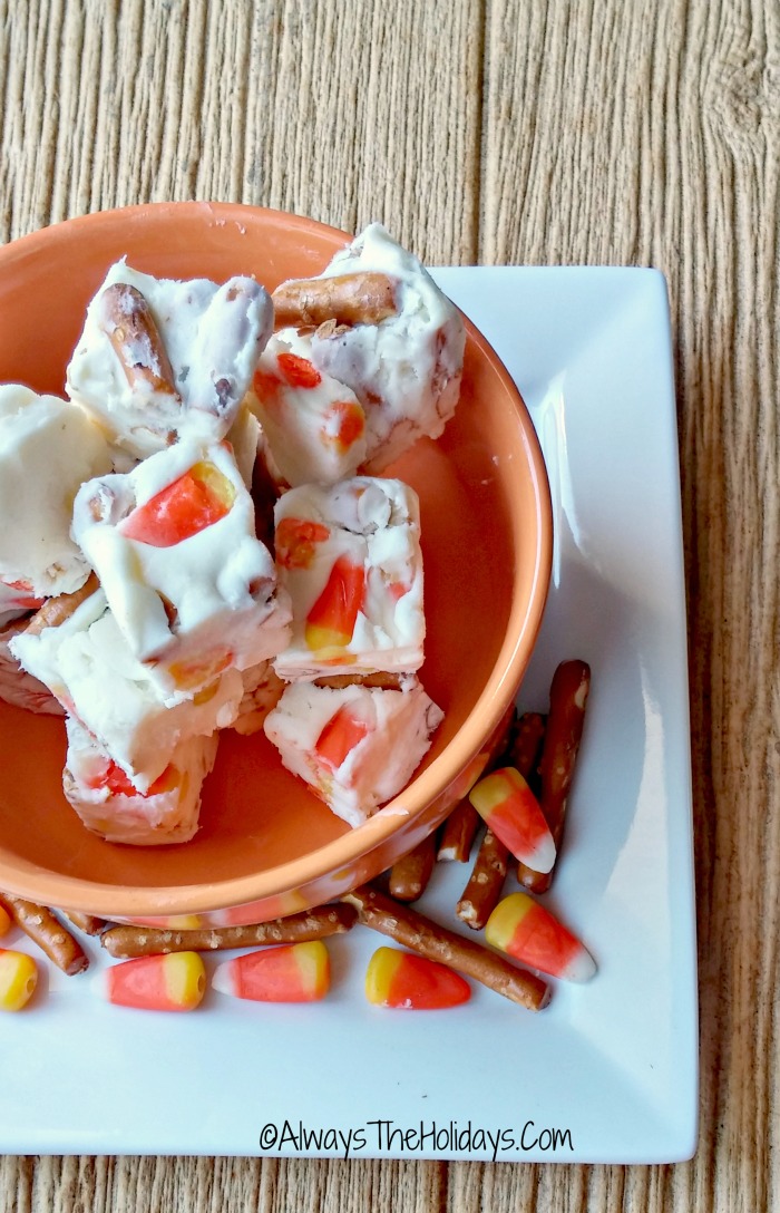 candy corn fudge.