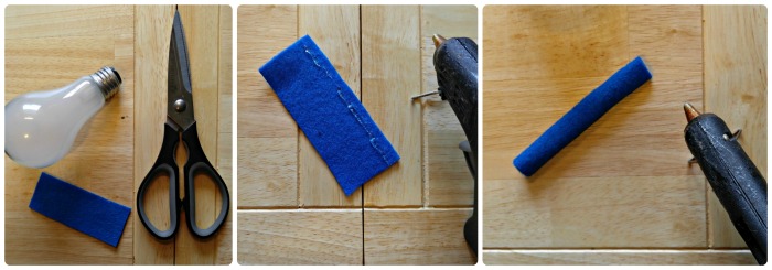Make the hat brim with felt