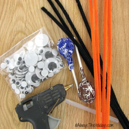 supplies for lollipop spider