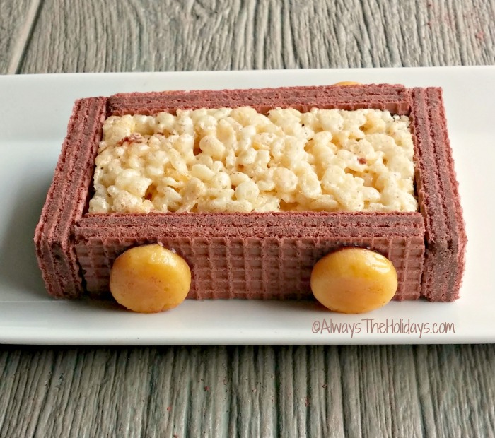 Make the box car sides and wheels and allow them to harden