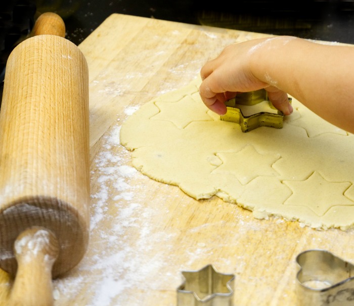 Making shortbread cookies