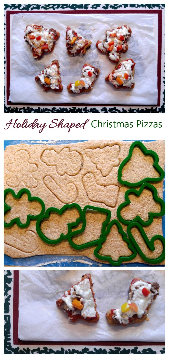 These Mini Christmas pizzas are so much fun to make and the kids will love them!