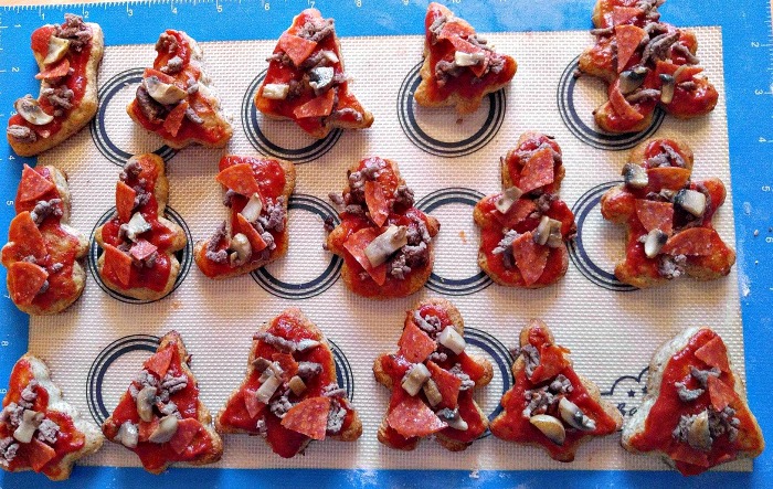 Add your pizza toppings