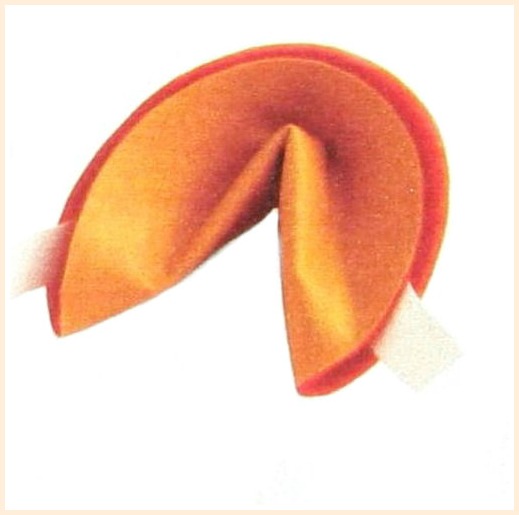 Now sew fortune cookie.