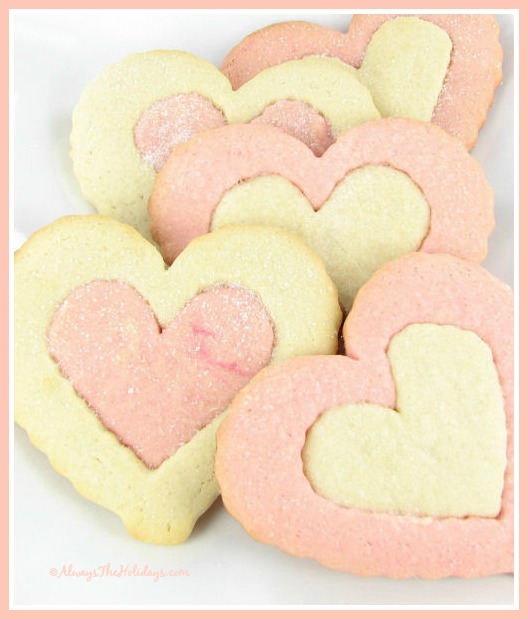Heart Shaped Valentine's Day Cookies