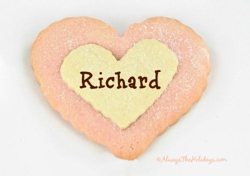 Valentine's Day Heart Sugar Cookies