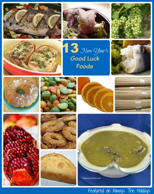 lucky foods Find out which foods will bring you luck next year! 13 Lucky New year foods - make this the best year yet! alwaystheholidays.com