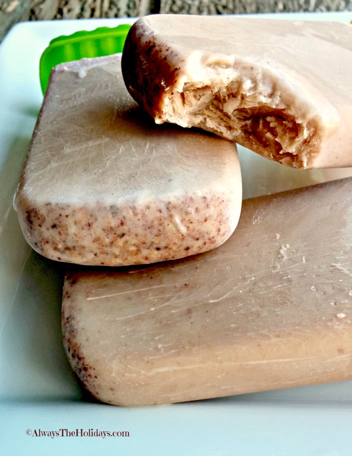 Paleo nutella Pudding pops