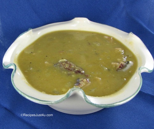 Split pea and ham soup