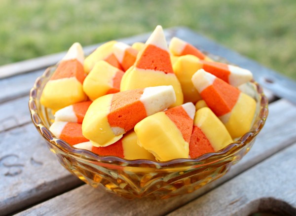 Candy corn cookie
