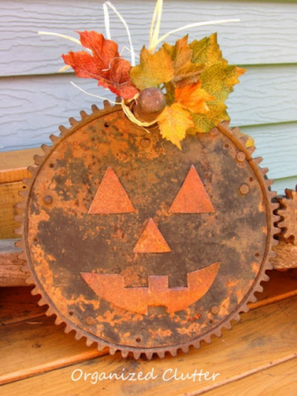 Rusty junk pumpkin
