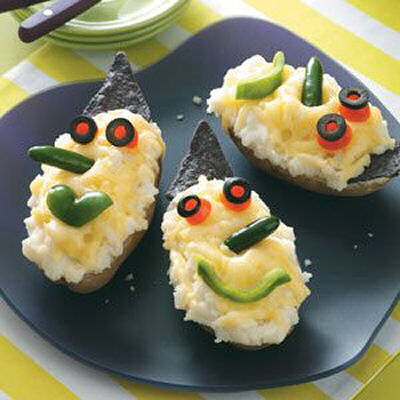 Wicked witch baked potatoes from tasteofhome.com