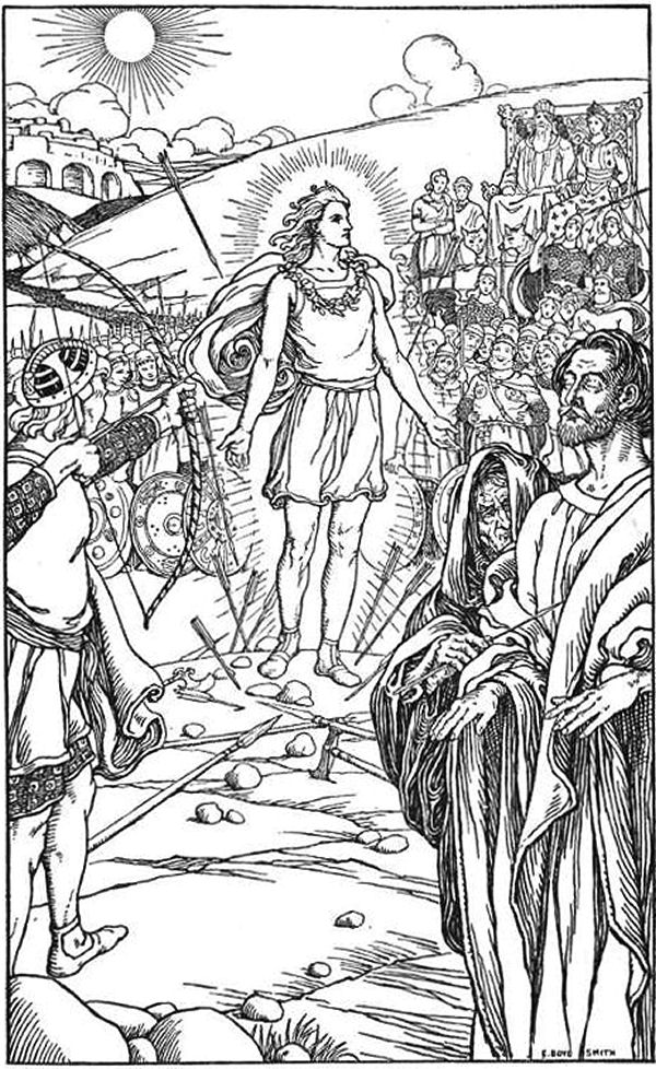 Baldr and arrows Folklore has it that Baldr was killed by a mistletoe arrow