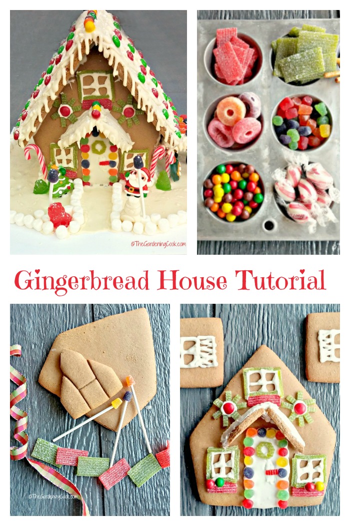 Gingerbread house tutorial This gingerbread house tutorial gives step by step instructions for making a Candy Gingerbread House.