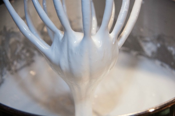 whipping egg whites egg whites in a mixer