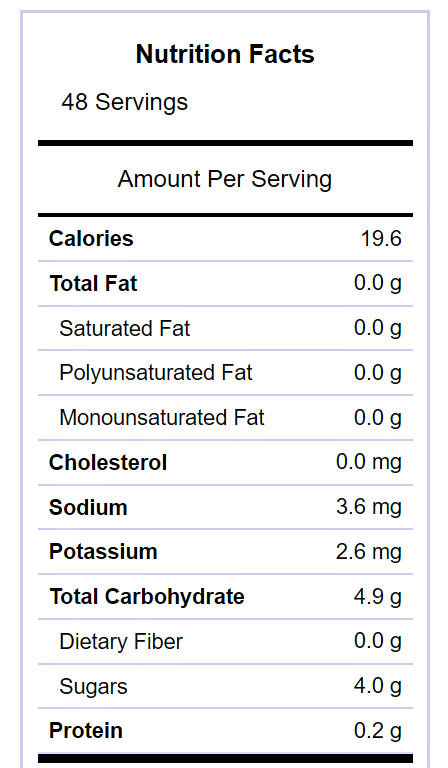 meringue cookies label Meringue cookies info