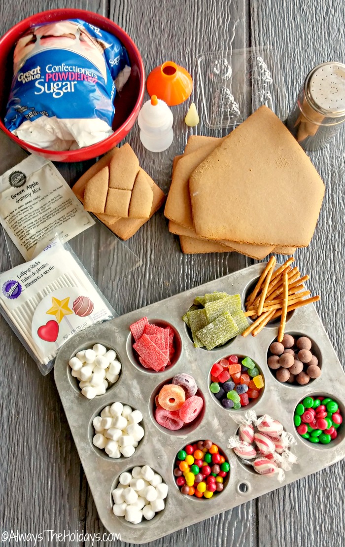 supplies for Gingerbread house Supplies for a gingerbread house