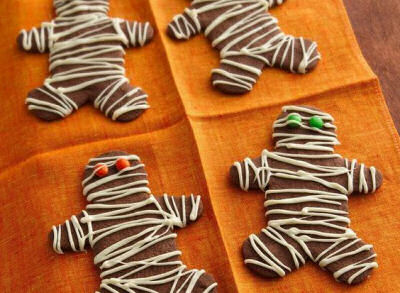Chocolate Mocha mummy cookies from pillsbury.com