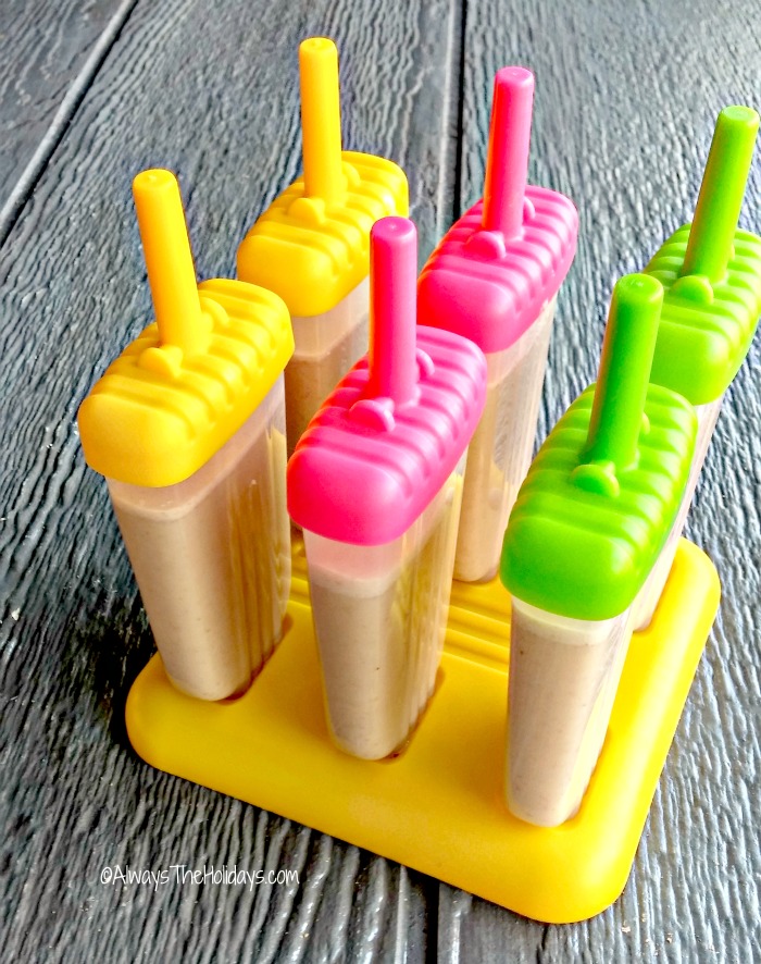 Paleo Nutella Pudding Pops Ready to freeze