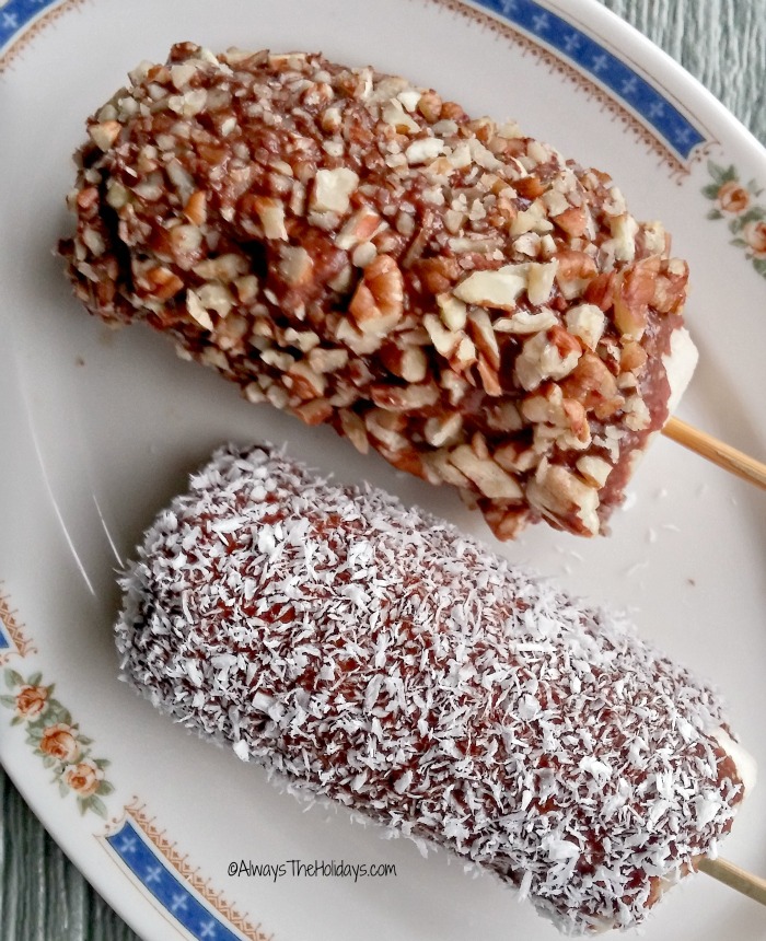 Frozen Banana Pops