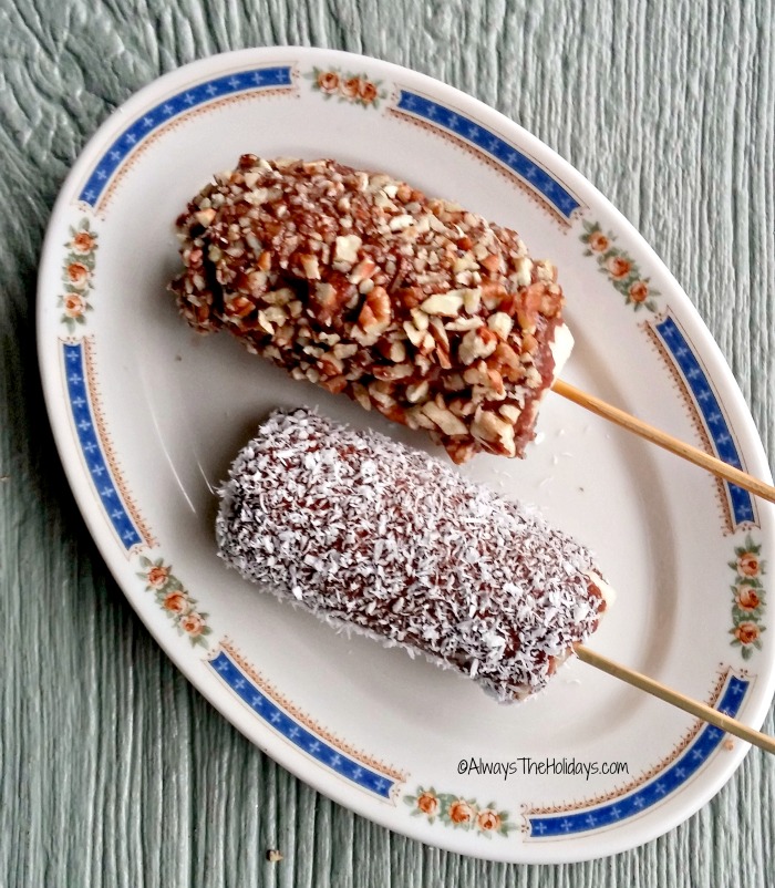 Frozen Banana Pops