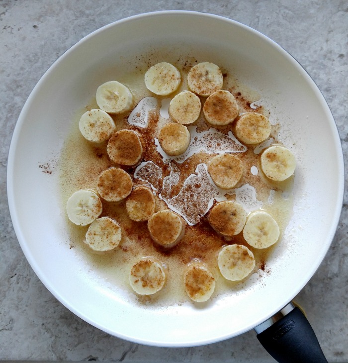 caramelize the bananas