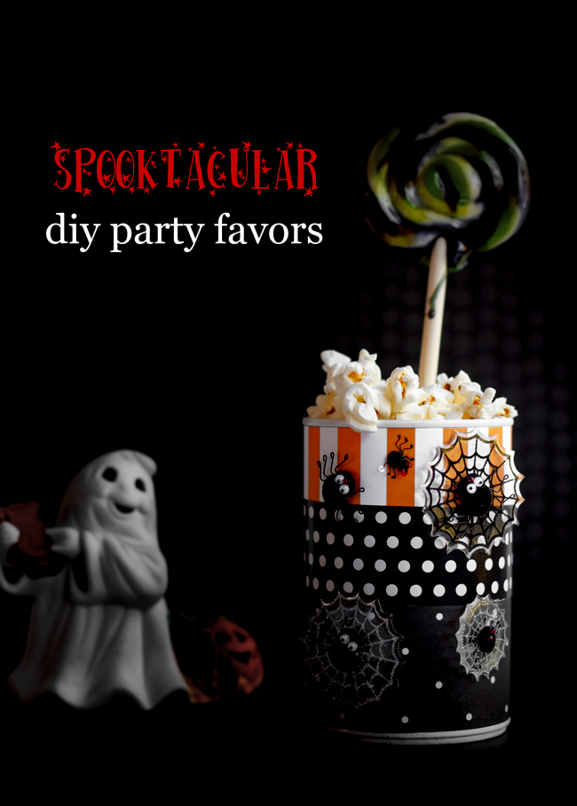 These Halloween party favors will hold your favorite snacks. They make the perfect gift to send home with your guests. Best of all, they are super easy to make. This is my latest featured post from mollymel.blogspot.com