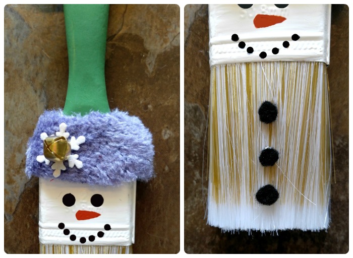 Add a bell and then add black coal to the bristles.