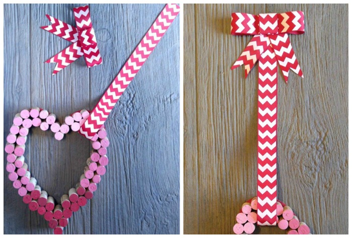 Measure the ribbon and attach the bow to the top of it