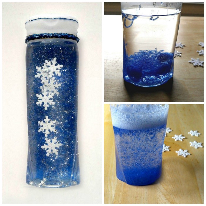 Snowflake Calm Down Jar