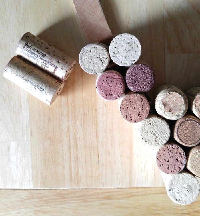 Work in pairs of corks