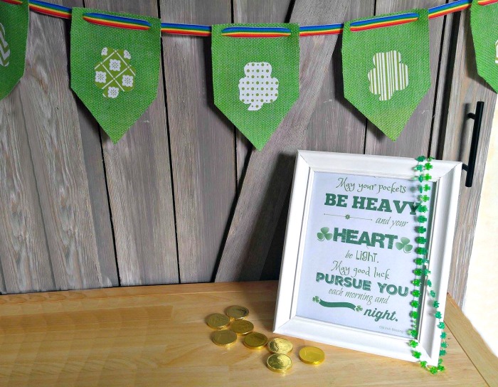 St. Patrick's Day Banner and Printable photo