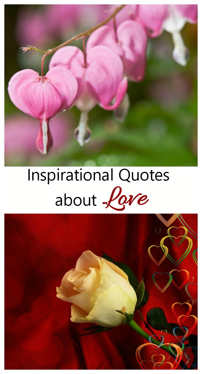 Inspirational quotes about love These 10 Inspirational Love Quotes are the perfect way to show your special someone how much you care.
