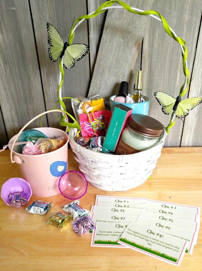 Have an Easter Egg hunt with clues
