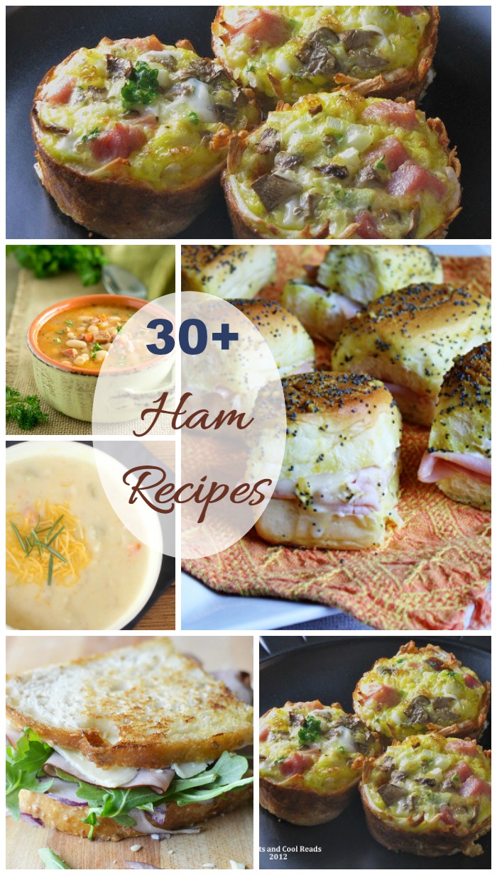 Ham recipe ideas 30+ Ham Recipes - Appetizers, soup, breakfast and main course ideas.