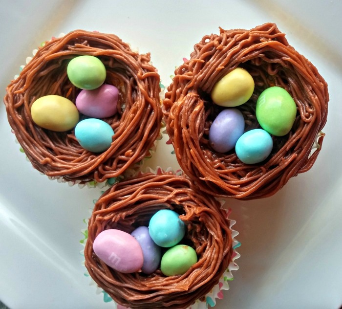 Easter Nest Cupcakes