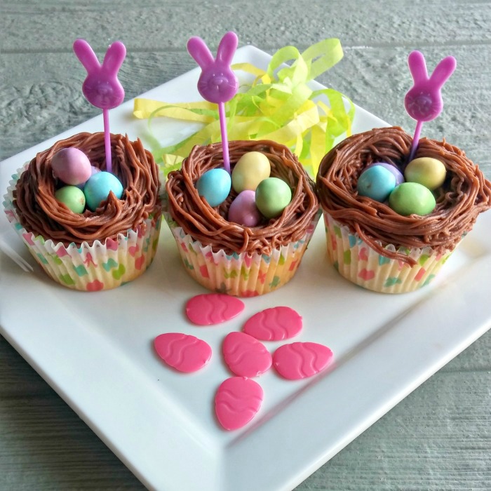Easter Nest Cupcakes