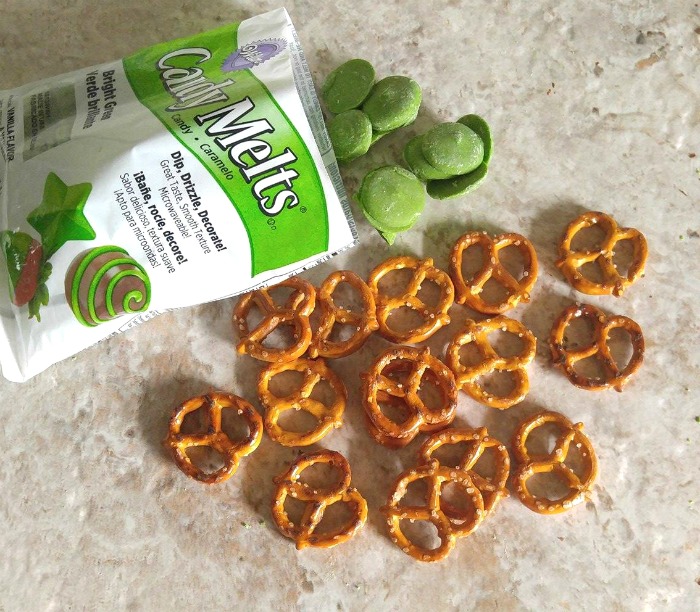Pretzels and candy melts