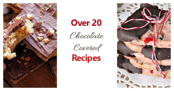 Chocolate bars and cookies Try one of these Chocolate Covered Recipes for your dessert table