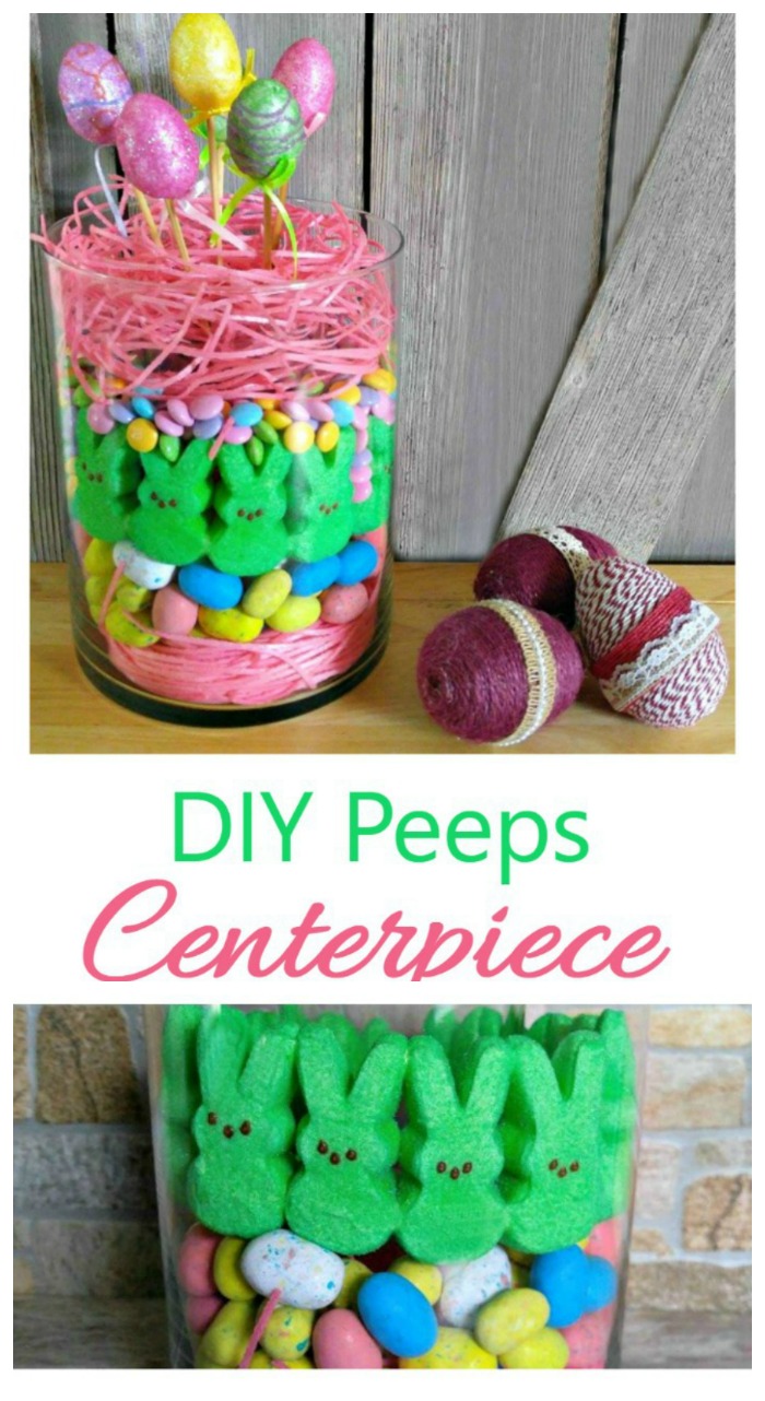 Dress up your holiday table with this peeps centerpiece