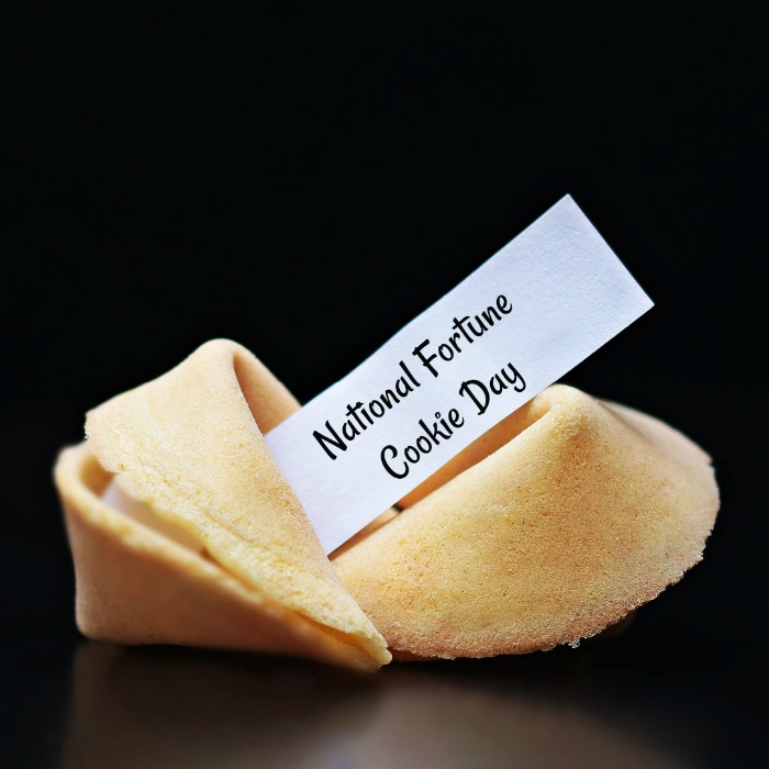July 20 is National Fortune Cookie Day