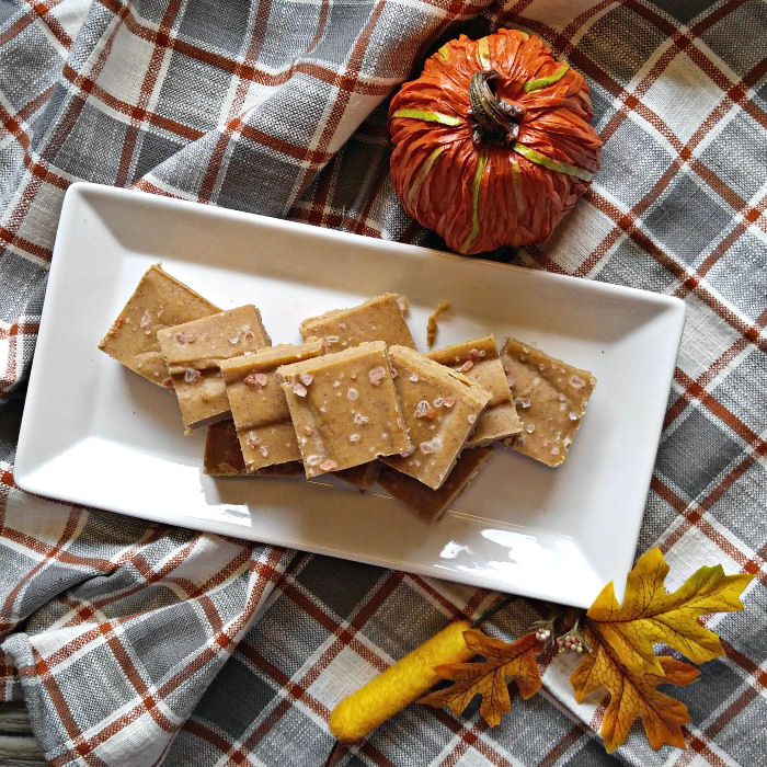 Salted Pumpkin Fudge