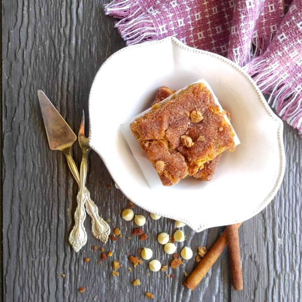 Snicker Doodle blondie bars