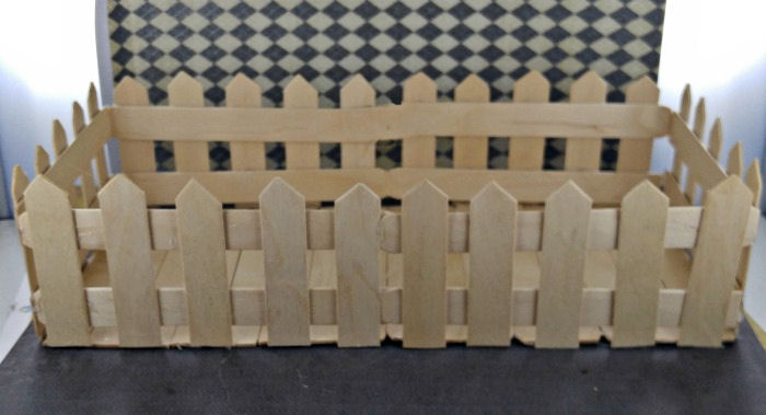 Picket fence finished picket fence