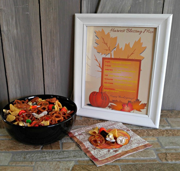 Harvest blessing mix and framed printable.